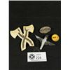 Image 2 : Vintage Special Arms Collection - Pyrenees Mtn Training Pin, Parachute Regiment Pin, Army Pioneer Pa