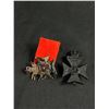 Image 3 : Royal Rhodesia Cap Badge, UK British The Kings Royal Rifles Corps Cap Badge & 3 Lincolnshire Reg. Bu