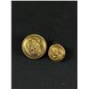 Image 2 : Lot Of Vintage Assorted Sized Hellenic Naval Military Buttons