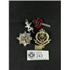 Image 1 : Vintage Gurka Military Lot - Police, Army Service, 10th Regiment & Engineers Cap Badges