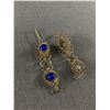 Image 2 : 2 Unusual Vintage Silver Filigree + Enamel Pendants