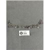 Image 1 : A Fabulous Sterling, Amethyst and Crystal Bracelet
