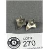 Image 2 : Nice Pair of Sterling and Aquamarine? Earrings