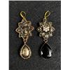 Image 2 : 2 Pairs of Rhinestone Earrings