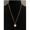 Image 1 : 14k Gold Filled Locket Pendant & Chain
