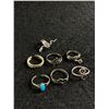Image 1 : Collection of Small Sterling Silver Rings