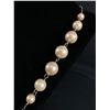 Image 2 : Sterling Silver Chain with Pearls
