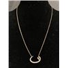 Image 1 : Sterling Silver Unusual Design Necklace