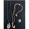 Image 1 : 2 Bone Anchor Necklace with First Nations Pendant