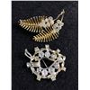 Image 2 : Lot of 4 Rhinestone Brooches