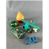 Image 3 : Vintage German Made Wind Up Clock, Proll-O-Tone Organ, Asian Tin Toys & More
