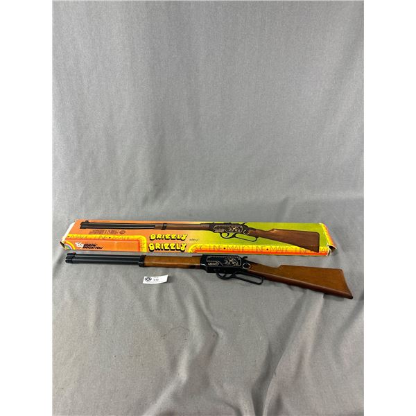 Vintage Edison Giocattoli Grizzly Toy Rifle In Original Box. Made In Italy
