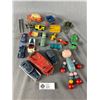 Image 1 : Lot Of Vintage Toys- Dinky Metal Cars, Wood String Toy,& Other Metal Toys