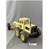 Image 2 : Lot Of Vintage Tonka Metal Vehicles - 9" L Cargo Truck, 17"L Road Grader, 8" Dump Truck. Plus 5" Pla