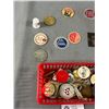Image 2 : Lot Of Assorted Vintage Finds - Tokens, Coins, Milk Caps & More