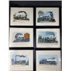 Image 2 : 7  Vintage Framed Railroad Prints - Approx. 9" x11" & 9.75" x 6.75" Ice Cream Plaque