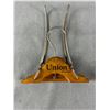 Image 2 : Antique 1920s 'Union' USA Folding Wood Hanger and Others