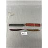 Image 1 : 2 Vintage Solingen, Germany Straight Razors (King Cutter, H.Boker & Co. & Meteor Razor Work) In Unma