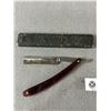 Image 2 : 2 Vintage Solingen, Germany Straight Razors (King Cutter, H.Boker & Co. & Meteor Razor Work) In Unma