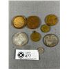 Image 1 : Vintage Coin Tokens - N.Cascades Hwy, Exxon, Worcester Salt "Don't Worry Club" & More