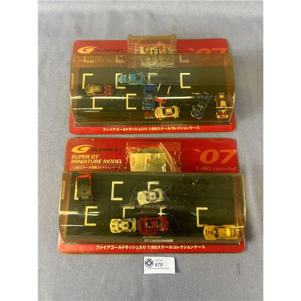 2 - 1:80 Scale Super GT Miniature Models