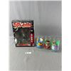Image 1 : McFarlane Toys Spawn Cy-Gor 2 Action Figure In Original Box & 3 Vintage McDonalds Glasses