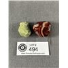 Image 1 : Agate Stone & Green Flourite Specimen. Retails $180.00 Each