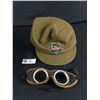 Image 1 : Vintage Vietnam Special Forces Green Beret CCS Bomb Burst w/ Goggles
