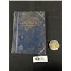 Image 1 : Vintage Canadian Penny Folder w/ Some Pennies & 1.75" Asian Coin