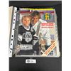 Image 2 : Binder Of Wayne Gretzky Media - Sports Illustrated, 8" x 10" Photos Including 1 Signed, Assorted Hoc