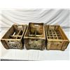 Image 1 : Vintage Coca Cola & 7-Up wooden crates