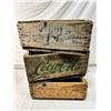 Image 3 : Vintage Coca Cola & 7-Up wooden crates