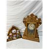 Image 1 : 2 Wooden clocks