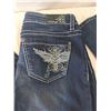 Image 2 : 2 Pairs Ladies Blue Jeans