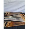 Image 1 : 4 Wooden Handled Saws