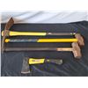 Image 1 : Pick Axe, 2 Sledge Hammers & and an Axe