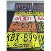 Image 2 : Collection of Alberta License Plates
