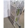 Image 2 : Articulated Aluminum Ladder. 12 Step