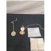 Image 1 : 1921 Morgan Silver Dollar Pocket Watch & 1921 Morgan Coin Necklace/Brooch