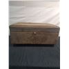 Image 1 : Faux Suede Storage Ottoman