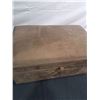 Image 2 : Faux Suede Storage Ottoman