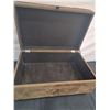 Image 3 : Faux Suede Storage Ottoman