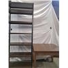 Image 1 : Wood Effect Metal Storage Shelf & Wood End Table