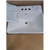 Image 1 : Lexington Foremost Semi Recessed Rectangular Vessel Sink