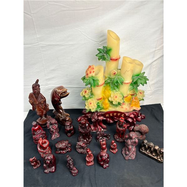 Red figurines