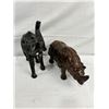 Image 1 : Leather Like Animal figures