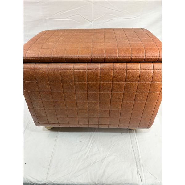 Vintage storage Ottoman