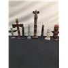 Image 1 : Assorted totem polls