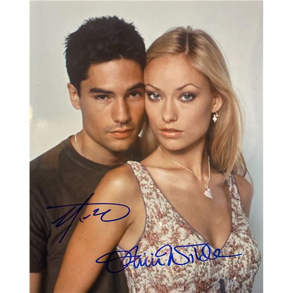 Skin Olivia Wilde and D.J. Cotrona signed photo