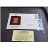 Image 1 : Uncirculated Kennedy Half Dollar, 1st Day Issue Gold Stamp